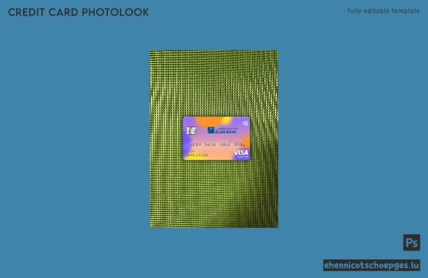 Egypt Blom Bank Visa Electron Karte Fotoansicht Beispielvorschau